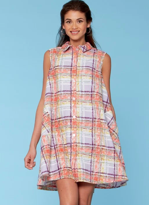 Women's shirt dress find pop -McCalls Shirtdresses M7565