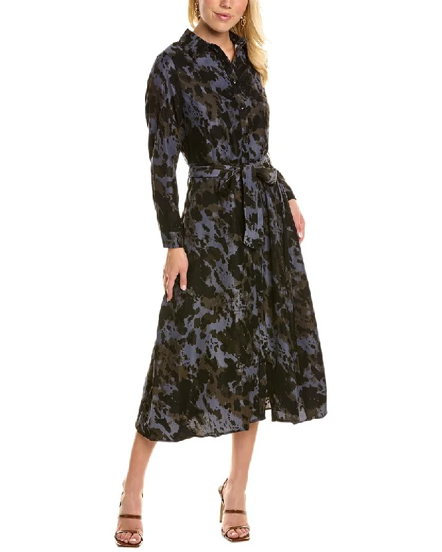 ladies-maxi-dress-high-waist-harmony-YAL New York Maxi Shirtdress