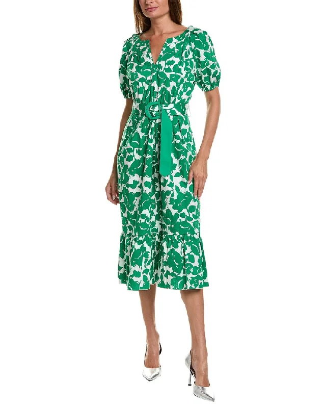 ladies-midi-dress-draped-dream-Diane von Furstenberg Lindy Midi Dress