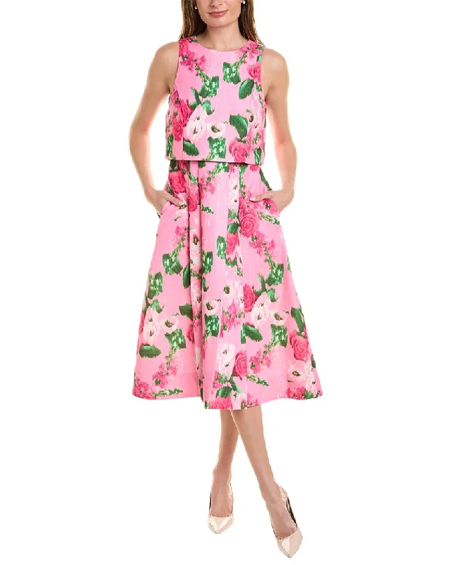 ladies-midi-dress-opal-orchid-Maison Tara Ophelia  Midi Dress