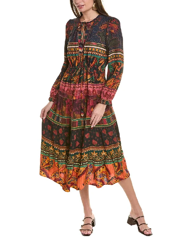 ladies-midi-dress-brunch-bloom-FARM Rio Midi Dress