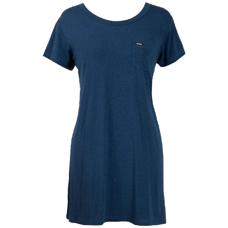 Women's shirt dress field chic -Sayulita T-Shirt Dress - Navy