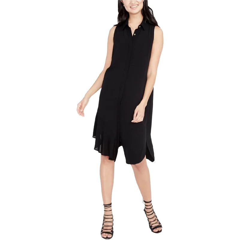 Women's shirt dress bloom chic -Rachel Roy Womens Crepe Shirt Dress