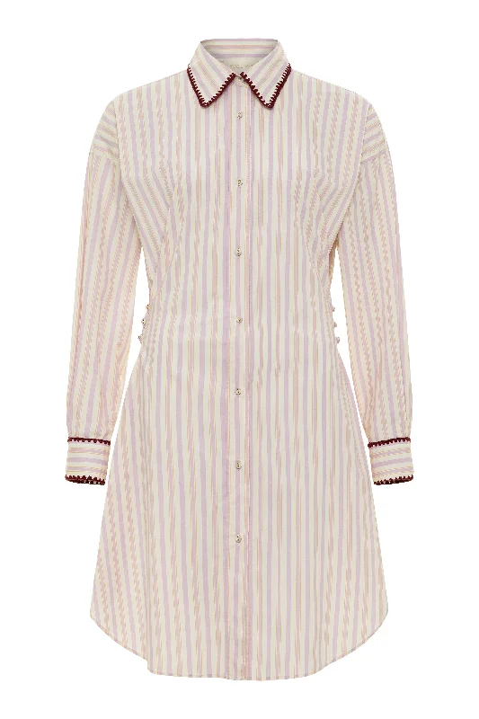 Women's shirt dress sway flair -Luca Shirt Dress