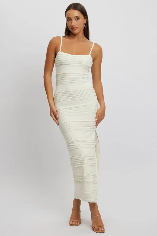 ladies-bodycon-dress-date-night-dare-White Bodycon Dress Sleeveless Midi