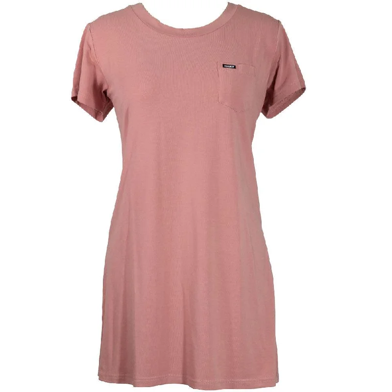 Women's shirt dress sun pop -Sayulita T-Shirt Dress - Clay