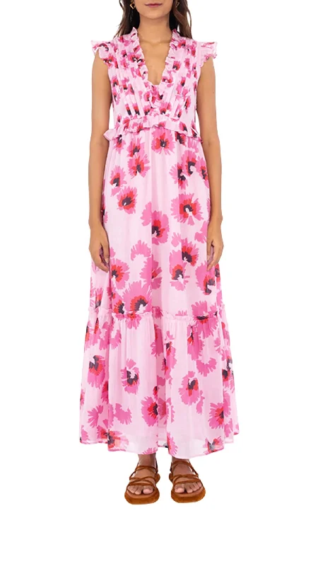 ladies-floral-dress-viral-violet-Constance Dress In Floral Mix