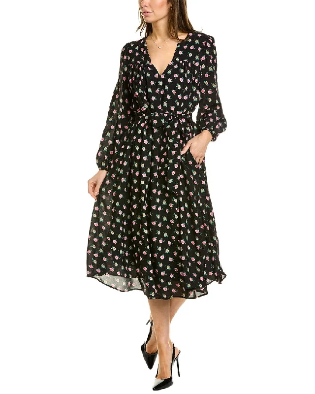 ladies-midi-dress-fresh-flair-Boden Gathered Yoke Midi Dress