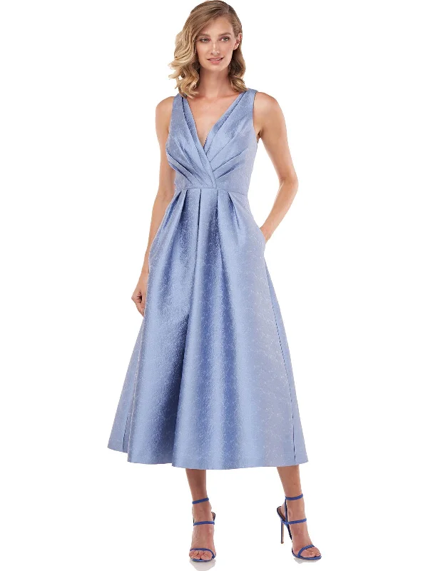 ladies-maxi-dress-a-line-artistry-Olivia Womens Shutter Pleat Maxi Evening Dress