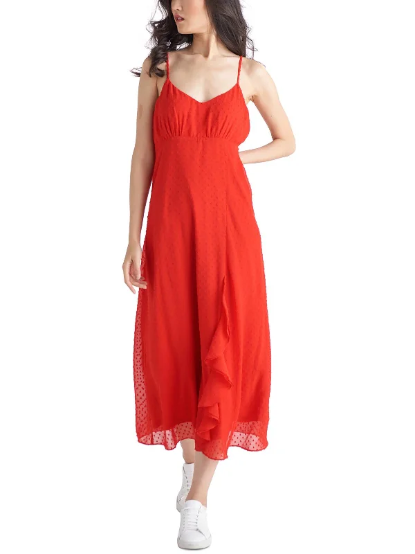 ladies-midi-dress-value-vogue-Womens Textured Tea Length Midi Dress