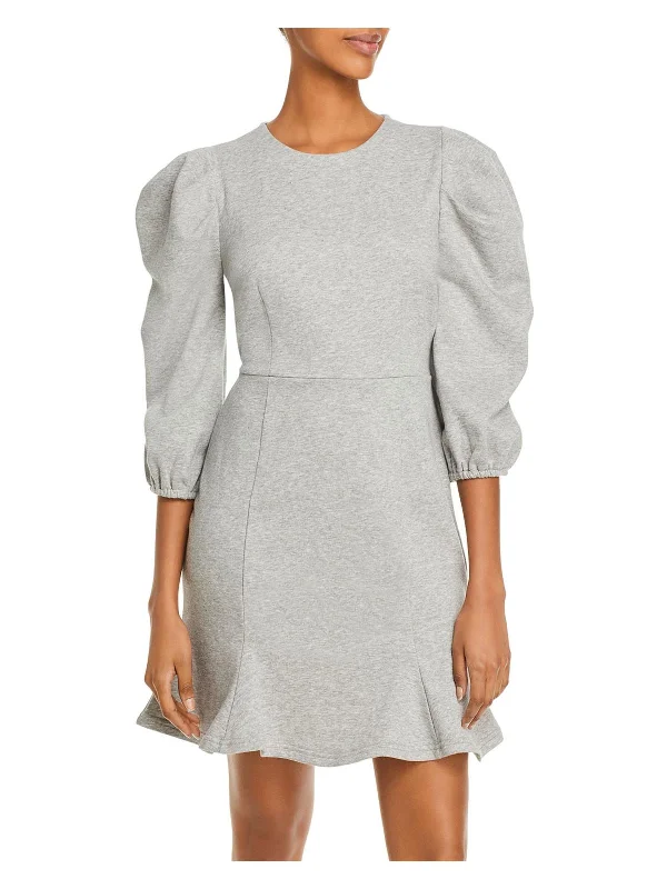 Women's mini dress star chic -Womens Daytime Mini Sweatshirt Dress