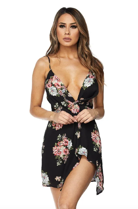 Women's mini dress neat pop -Secret Garden Mini Dress