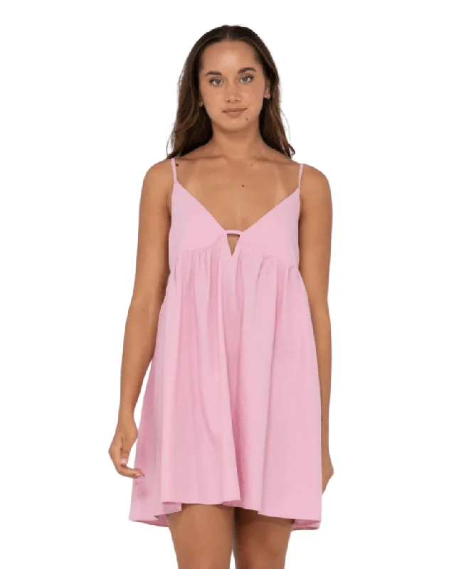 Women's mini dress sheer flair -Felicity Mini Dress