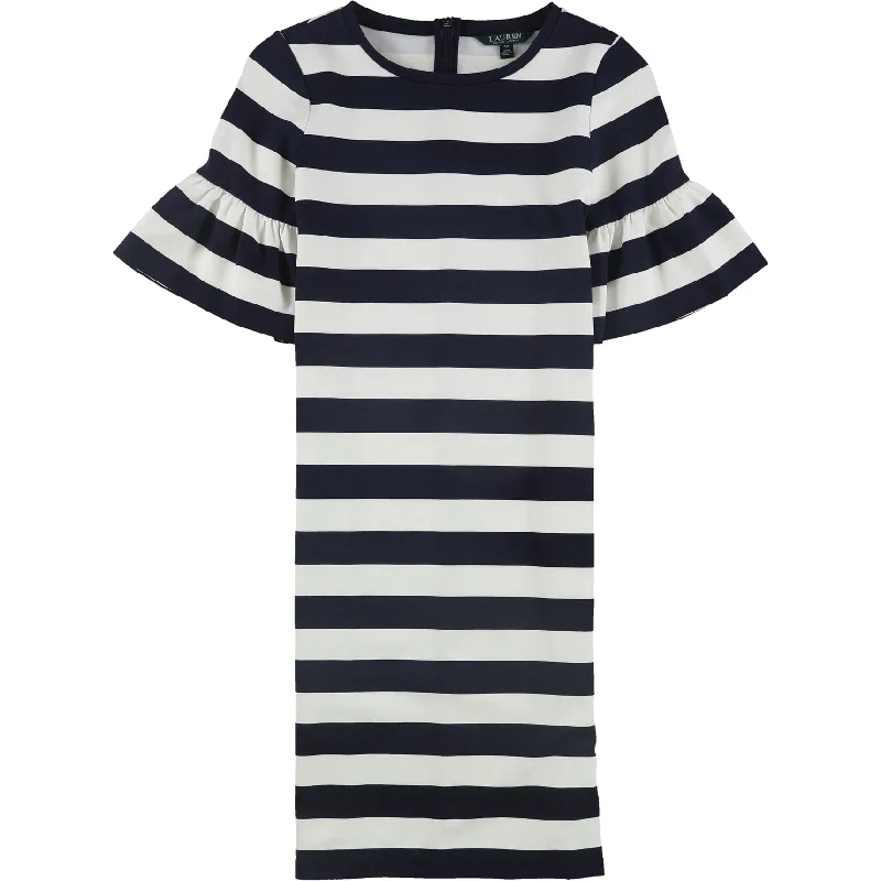 Women's shirt dress spin chic -Ralph Lauren Womens Striped Shirt Dress, Blue, X-Small