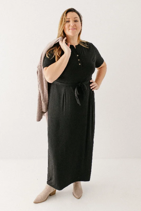 ladies-maxi-dress-day-to-dusk-'Kate' Knit Maxi Dress FINAL SALE